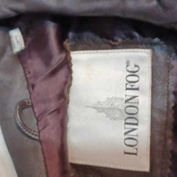 Y2K  Soft Leather London‎ Fog  Mens Brown  Jacket Sz M - Picture 3 of 9